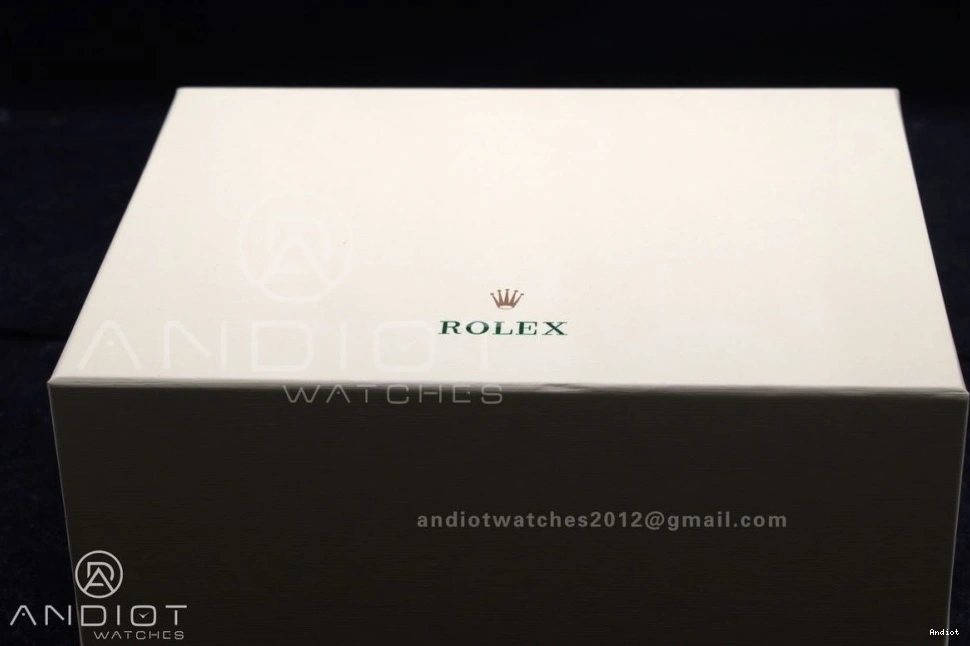 Box Top End Rolex Green Wood 0417